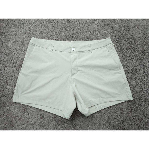Lululemon Chino Shorts Mens 38 Inseam: 5" Poly Stretch Gym Athletic Casual - Picture 1 of 6